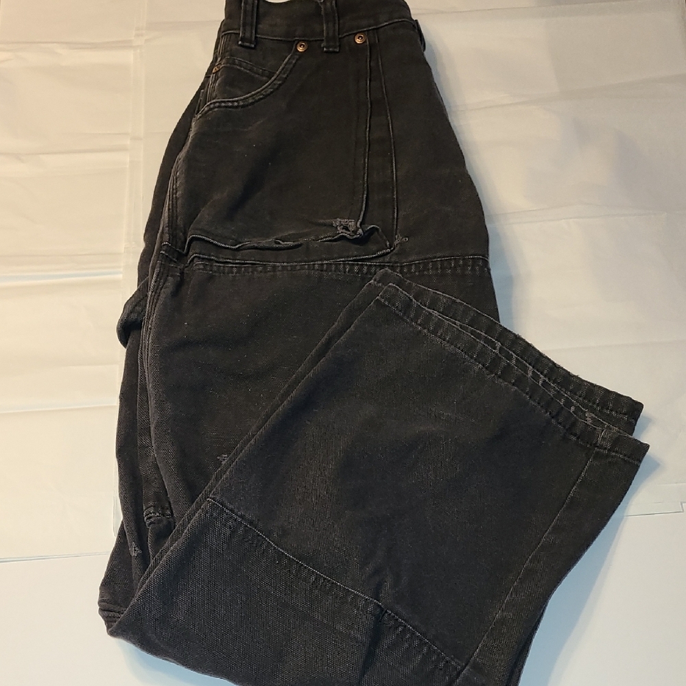 Dickies Charcoal Cotton Pants Distressed Welders Special SIZE 30X30